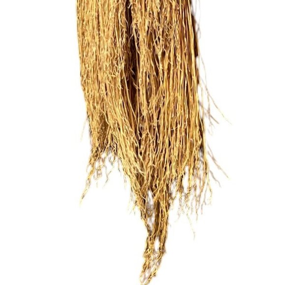 Vtg Natural Handmade Primitive Besom Broom/Ritual Tool/Witch's Broomstick, 68.5" - Picture 3 of 13